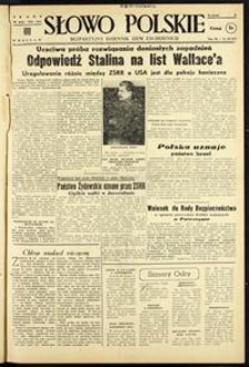 Słowo Polskie : bezpartyjny dziennik ziem zachodnich, 1948, nr 136 [19.05]