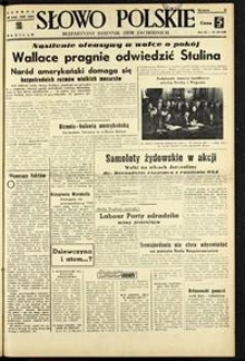 Słowo Polskie : bezpartyjny dziennik ziem zachodnich, 1948, nr 139 [22.05]