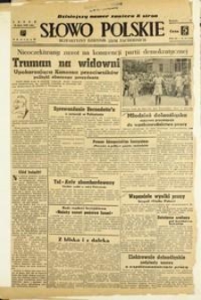 Słowo Polskie : bezpartyjny dziennik ziem zachodnich, 1948, nr 192 [14.07]