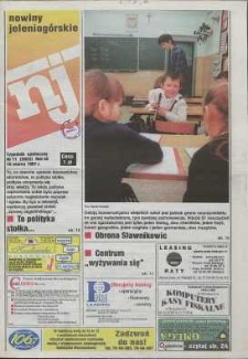 Nowiny Jeleniogórskie : tygodnik społeczny, R. 40, 1997, nr 11 (2023)