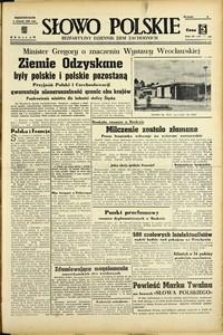 Słowo Polskie : bezpartyjny dziennik ziem zachodnich, 1948, nr 218 [9.08]