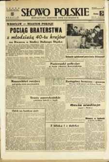 Słowo Polskie : bezpartyjny dziennik ziem zachodnich, 1948, nr 227 [18.08]