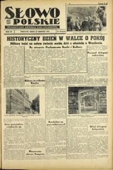 Słowo Polskie : bezpartyjny dziennik ziem zachodnich, 1948, nr 234 [25.08]