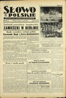Słowo Polskie : bezpartyjny dziennik ziem zachodnich, 1948, nr 251 [11.09]