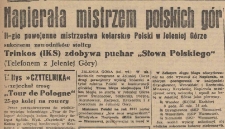 Napierała mistrzem Polskich gór
