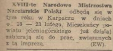 XVIII-te Narodowe Mistrzostwa Narciarskie Polski