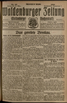 Waldenburger Zeitung, Jg. 65, 1919, nr 62