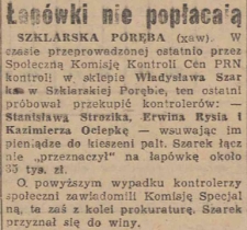 Łapówki nie popłacają