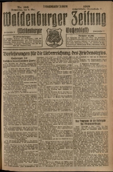 Waldenburger Zeitung, Jg. 65, 1919, nr 106