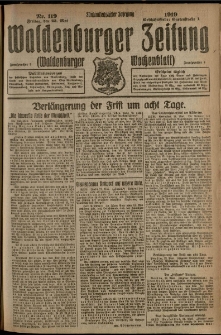 Waldenburger Zeitung, Jg. 65, 1919, nr 119