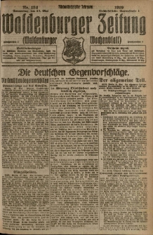 Waldenburger Zeitung, Jg. 65, 1919, nr 124