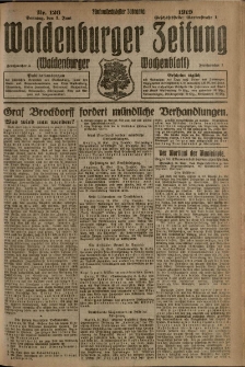 Waldenburger Zeitung, Jg. 65, 1919, nr 126