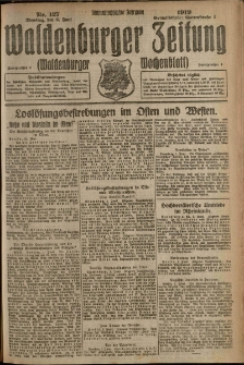 Waldenburger Zeitung, Jg. 65, 1919, nr 127