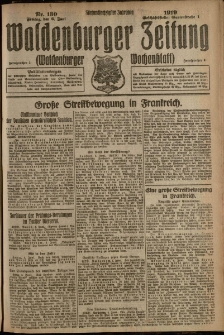 Waldenburger Zeitung, Jg. 65, 1919, nr 130