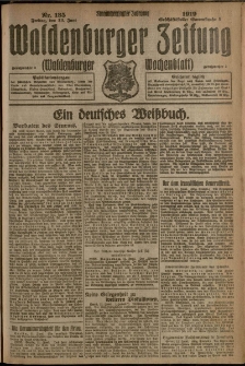 Waldenburger Zeitung, Jg. 65, 1919, nr 135