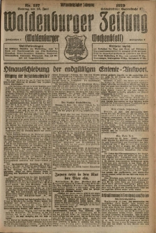 Waldenburger Zeitung, Jg. 65, 1919, nr 137