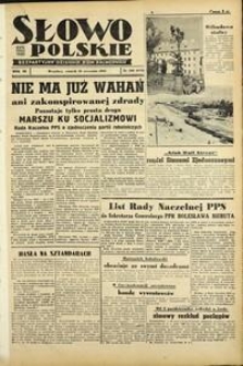 Słowo Polskie : bezpartyjny dziennik ziem zachodnich, 1948, nr 268 [28.09]