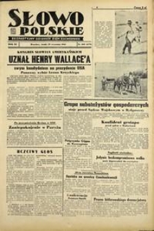Słowo Polskie : bezpartyjny dziennik ziem zachodnich, 1948, nr 269 [29.09]