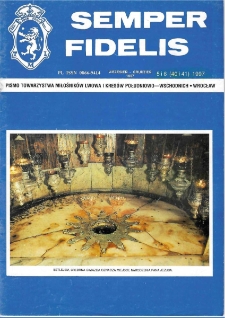 Semper Fidelis : pismo Towarzystwa Miłośników Lwowa i Kresów Południowo-Wschodnich, 1997, nr 5 i 6 (40 i 41)