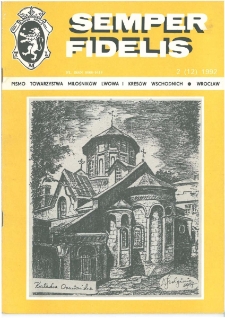 Semper Fidelis : pismo Towarzystwa Miłośników Lwowa i Kresów Południowo-Wschodnich, 1992, nr 2 (12)