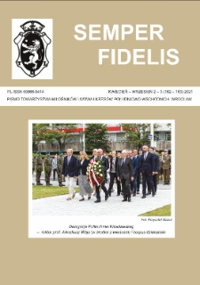 Semper Fidelis : pismo Towarzystwa Miłośników Lwowa i Kresów Południowo-Wschodnich, 2021, nr 2-3 (162-163)