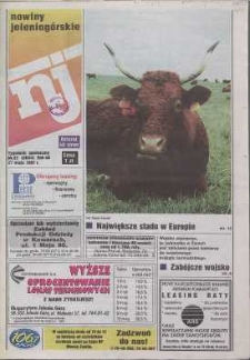 Nowiny Jeleniogórskie : tygodnik społeczny, R. 40, 1997, nr 21 (2033)
