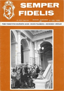 Semper Fidelis : pismo Towarzystwa Miłośników Lwowa i Kresów Południowo-Wschodnich, 1995, nr 5 (28)