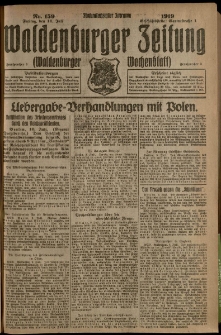 Waldenburger Zeitung, Jg. 65, 1919, nr 159