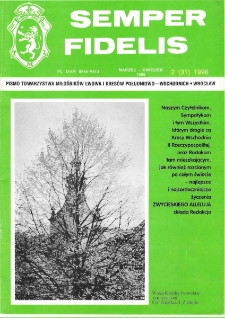Semper Fidelis : pismo Towarzystwa Miłośników Lwowa i Kresów Południowo-Wschodnich, 1996, nr 2 (31)