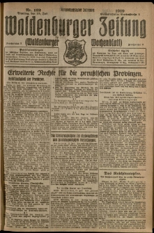 Waldenburger Zeitung, Jg. 65, 1919, nr 162