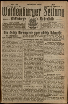 Waldenburger Zeitung, Jg. 65, 1919, nr 163