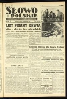 Słowo Polskie : bezpartyjny dziennik ziem zachodnich, 1948, nr 316 [16.11]