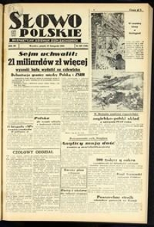 Słowo Polskie : bezpartyjny dziennik ziem zachodnich, 1948, nr 319 [19.11]