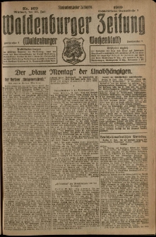 Waldenburger Zeitung, Jg. 65, 1919, nr 169