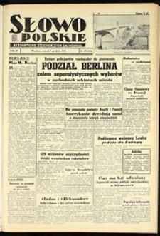 Słowo Polskie : bezpartyjny dziennik ziem zachodnich, 1948, nr 337 [7.12]