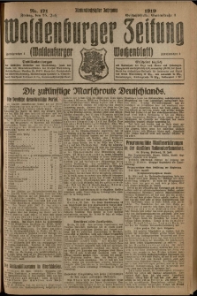 Waldenburger Zeitung, Jg. 65, 1919, nr 171