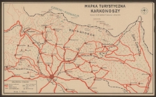 Mapka turystyczna Karkonoszy