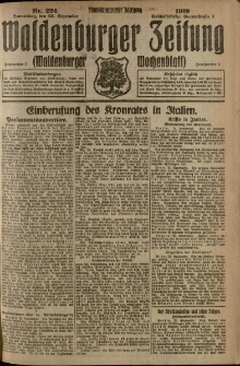 Waldenburger Zeitung, Jg. 65, 1919, nr 224