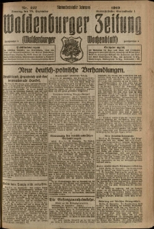 Waldenburger Zeitung, Jg. 65, 1919, nr 227