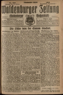 Waldenburger Zeitung, Jg. 65, 1919, nr 240