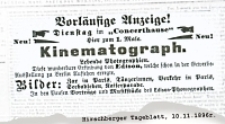 Kinematograph : ogłoszenie prasowe