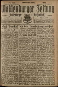 Waldenburger Zeitung, Jg. 65, 1919, nr 248