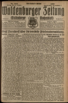 Waldenburger Zeitung, Jg. 65, 1919, nr 249