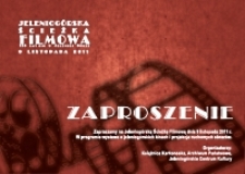 Jeleniogórska Ścieżka Filmowa : 115 lat kin w Jeleniej Górze : zaproszenie