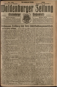 Waldenburger Zeitung, Jg. 65, 1919, nr 257