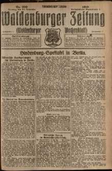 Waldenburger Zeitung, Jg. 65, 1919, nr 269