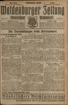 Waldenburger Zeitung, Jg. 65, 1919, nr 280