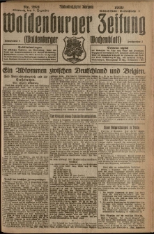 Waldenburger Zeitung, Jg. 65, 1919, nr 282