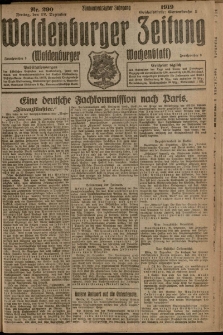 Waldenburger Zeitung, Jg. 65, 1919, nr 290