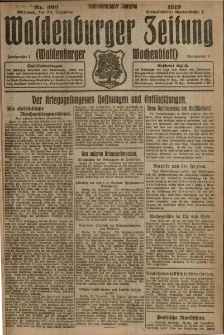 Waldenburger Zeitung, Jg. 65, 1919, nr 300